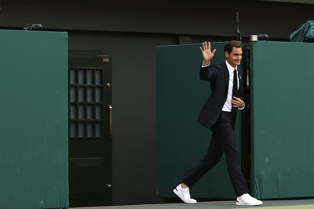 <p>Federer long ago turned the business of hitting a tennis ball into an art form – but he won’t be playing this year </p>