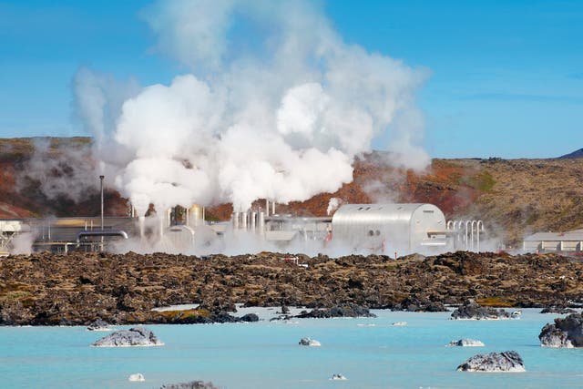 <p>Hot topic: the geothermal power plant at Blue Lagoon, Iceland offers an example of how Britain could ease its energy crisis </p>
