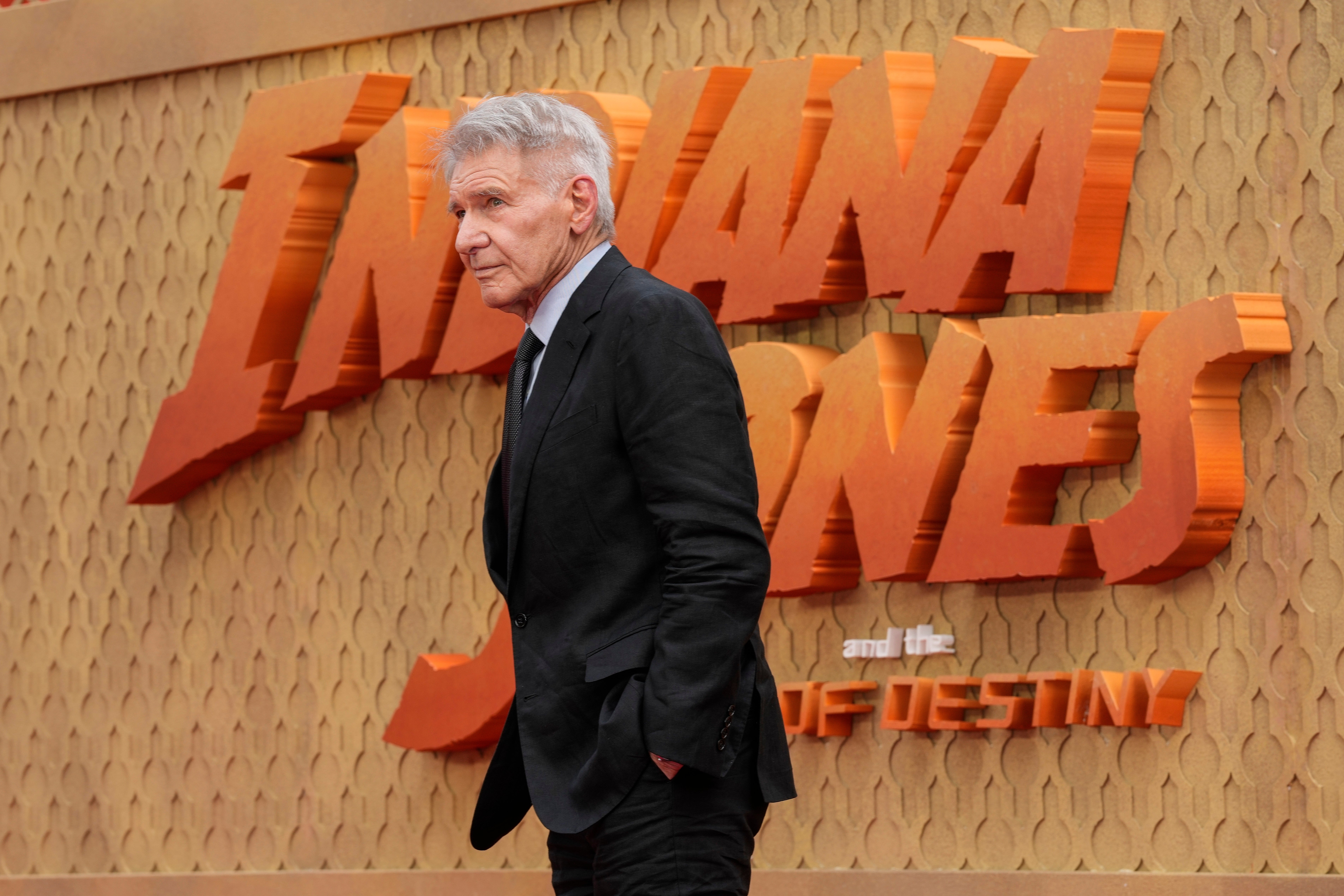 <p>Britain Indiana Jones and the Dial of Destiny Premiere</p>