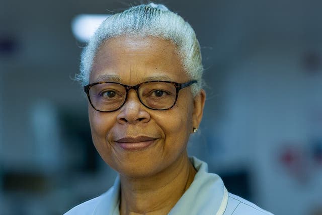 Photo of Mother Obe, a nurse at Chelsea and Westminster Hospital (NHS England/PA)