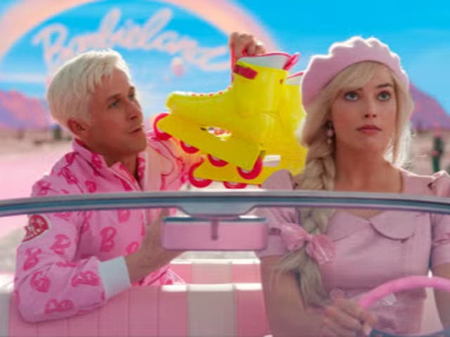 <p>Ryan Gosling and Margot Robbie as Ken and Barbie</p>