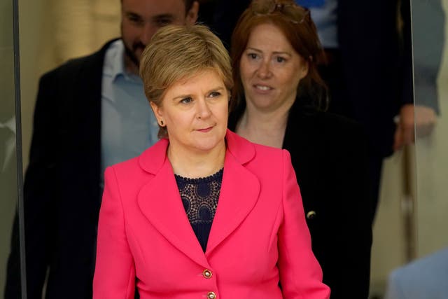 Nicola Sturgeon has been committed to improving the lives of care-experienced people in recent years (James Manning/PA)