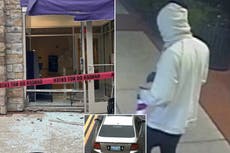 A DC Nike store, Safeway and ATM were targeted with explosives. Now the hunt is on to catch a hooded suspect