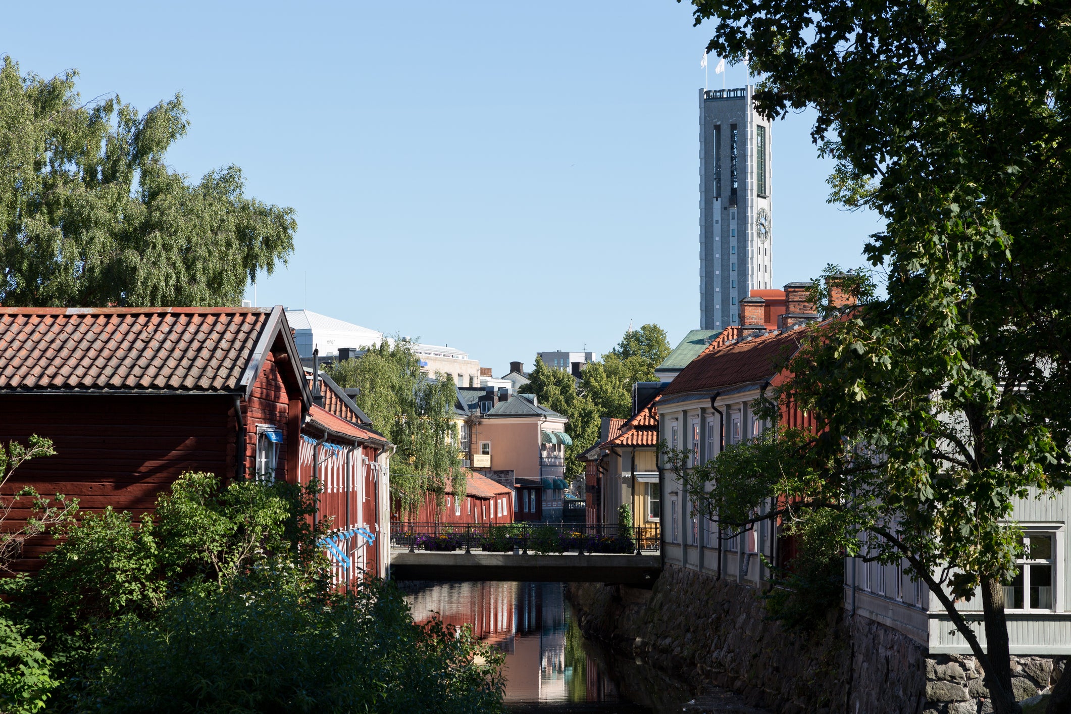 The town of Vasteras is just one destination to explore along Sweden’s rail network