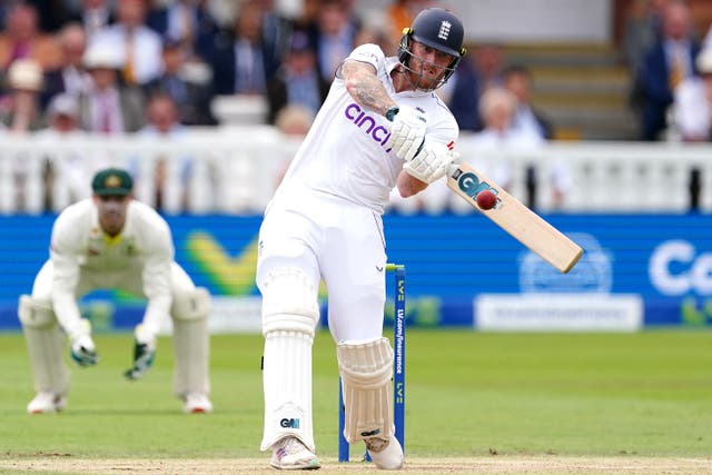 Ben Stokes again raised England’s hopes of an improbable win (Mike Egerton/PA)