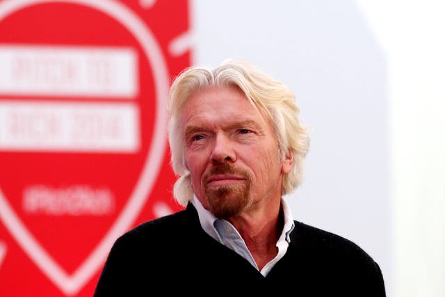 <p>Sir Richard Branson has said it was a ‘dreadful mistake’ to remove bars from his aircraft</p>