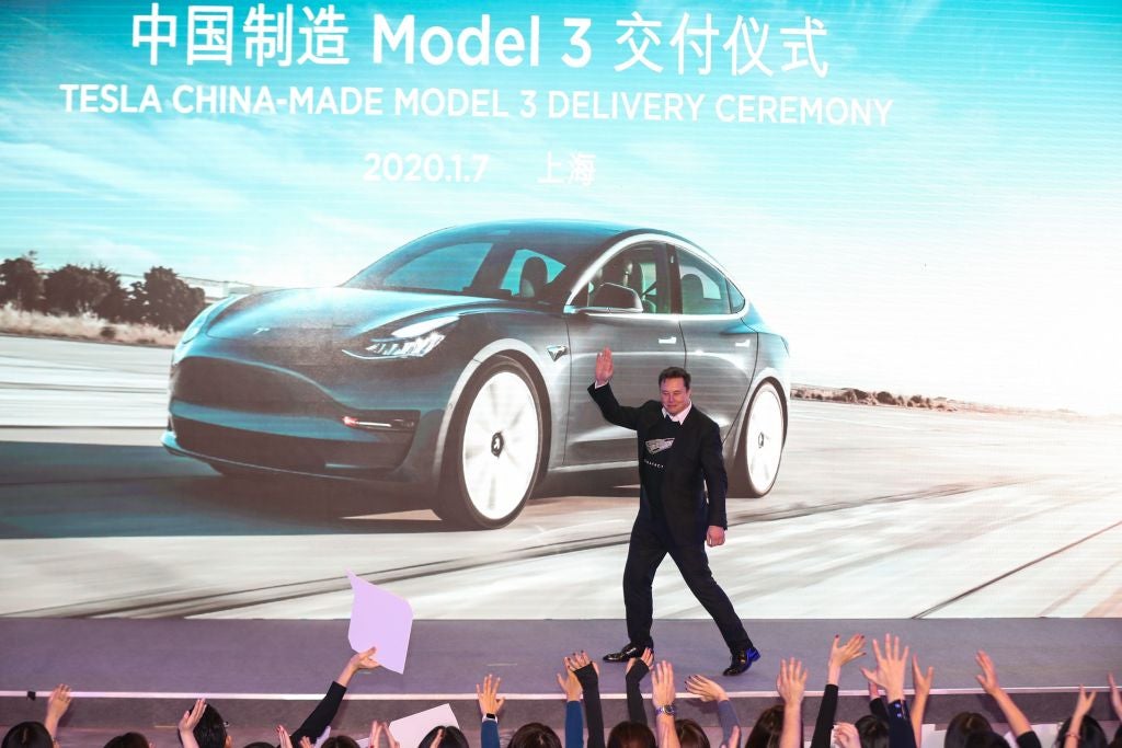 Tesla CEO Elon Musk announced in Shanghai on 7 January, 2020, that Model 3 vehicles made in China would used lithium iron phosphate batteries
