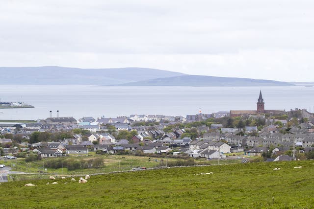 A view of Kirkwall, in Orkney, where council chiefs are considering the islands’ future (Jane Barlow/PA)