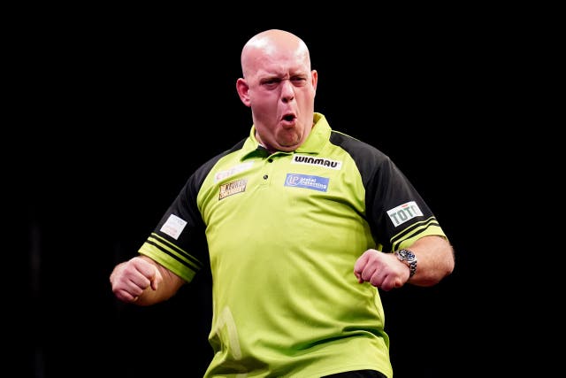 Michael Van Gerwen recently took time out to have an operation (Zac Goodwin/PA)
