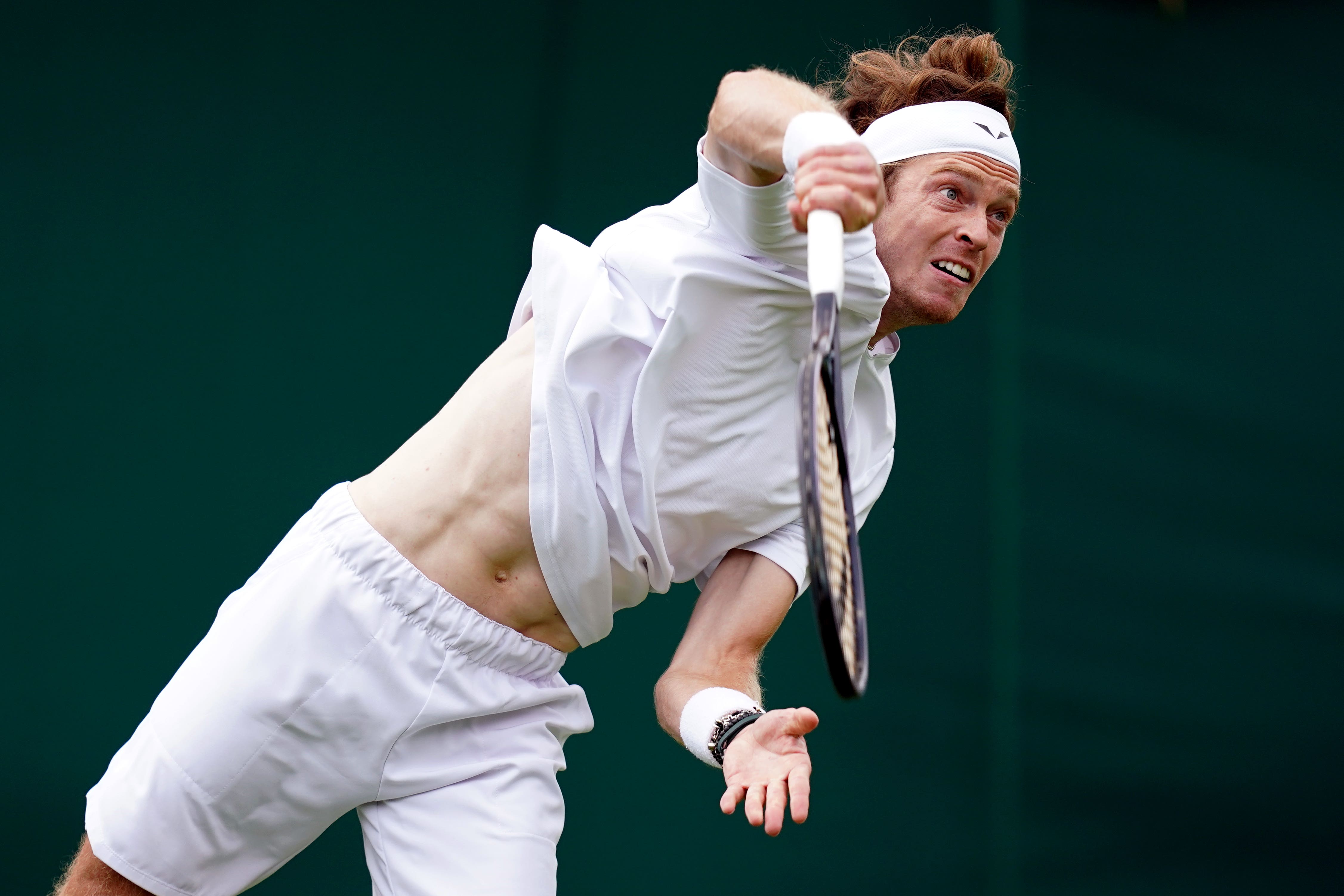 Andrey Rublev was banned from Wimbledon last year (John Walton/PA)