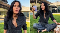 Courteney Cox shares hilarious video of McDonald’s Grimace shake ‘effect’