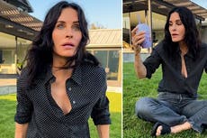 Courteney Cox shares hilarious video of McDonald’s Grimace shake ‘effect’