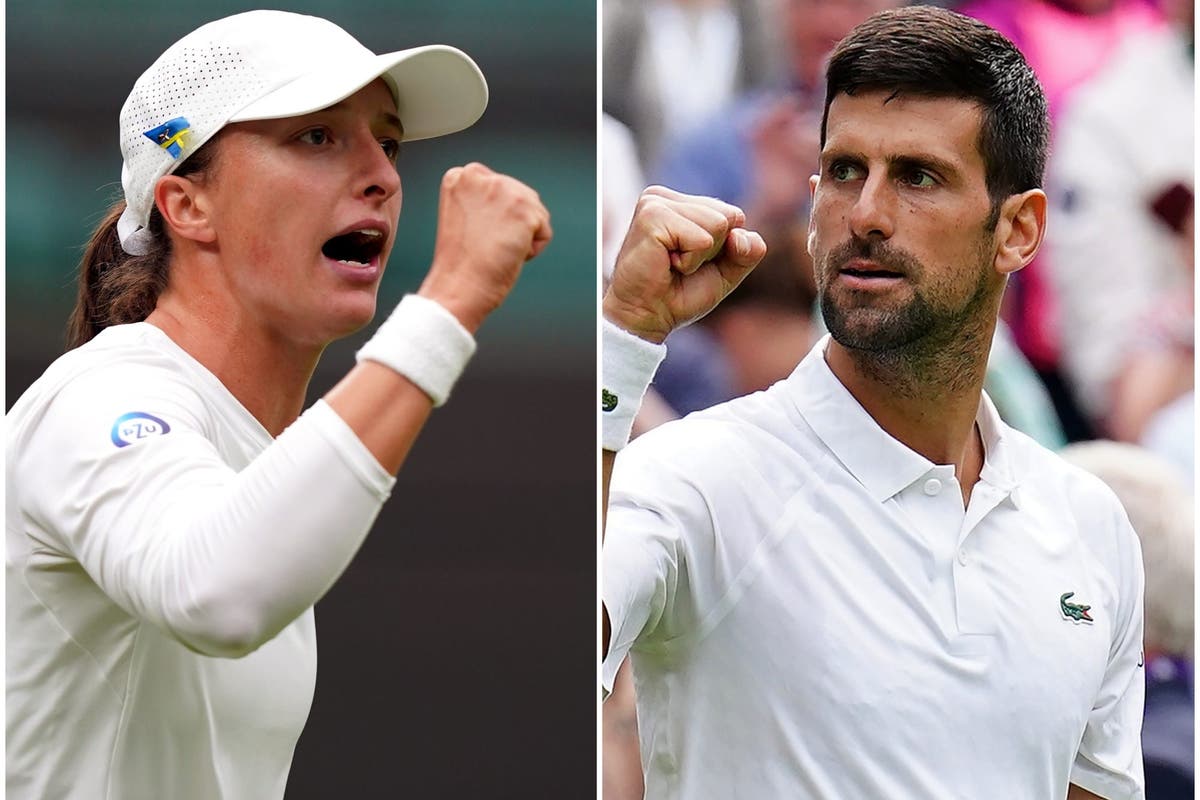 Wimbledon day one Top seeds Iga Swiatek and Novak Djokovic ease to victory