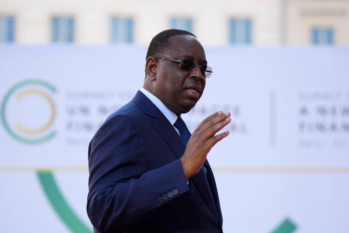 Senegalese President Macky Sall says he won't seek a third term in 2024 elections after protests