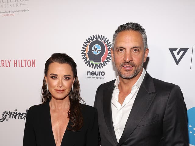<p>Kyle Richards and Mauricio Umansky attend the Homeless Not Toothless Hollywood Gala at The Beverly Hilton on April 22, 2023 in Beverly Hills, California. (Photo by Jesse Grant/Getty Images for Homeless Not Toothless)</p>