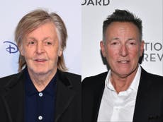 Paul McCartney ‘blames Bruce Springsteen’ for fan expectations at live shows: ‘It’s his fault’