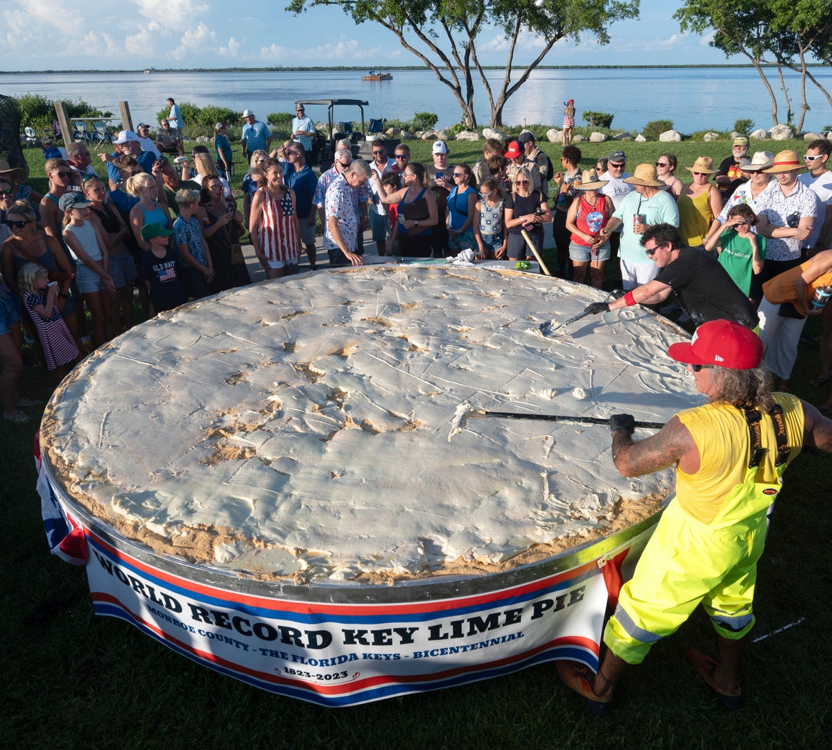 A sweet slice of history: Florida Keys celebrate 200th birthday with giant Key lime pie
