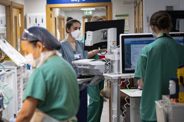 <p>Representative image of staff nurses on a hospital ward</p>