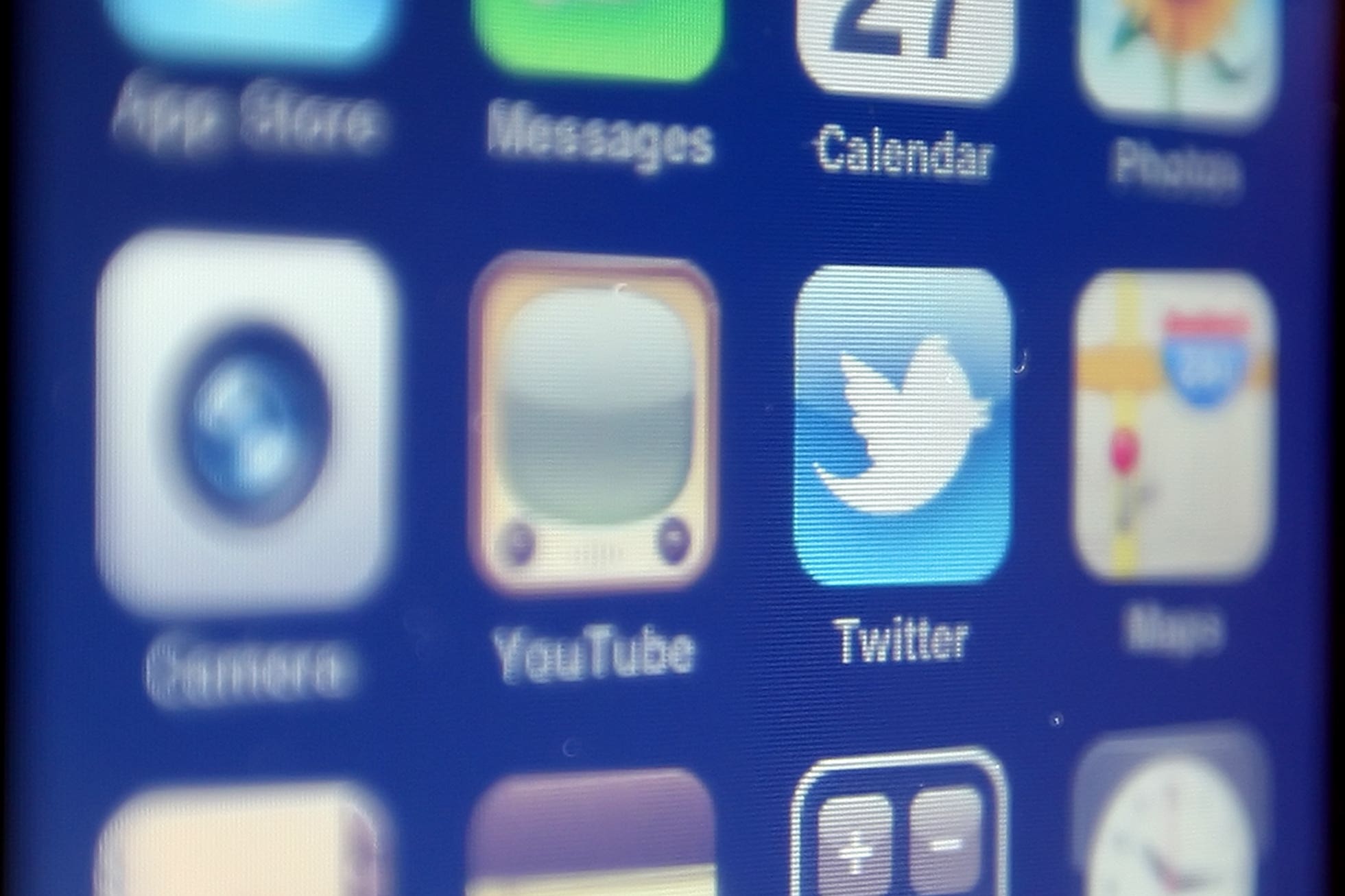 Logo of social networking website Twitter on the screen of an iPhone (PA)