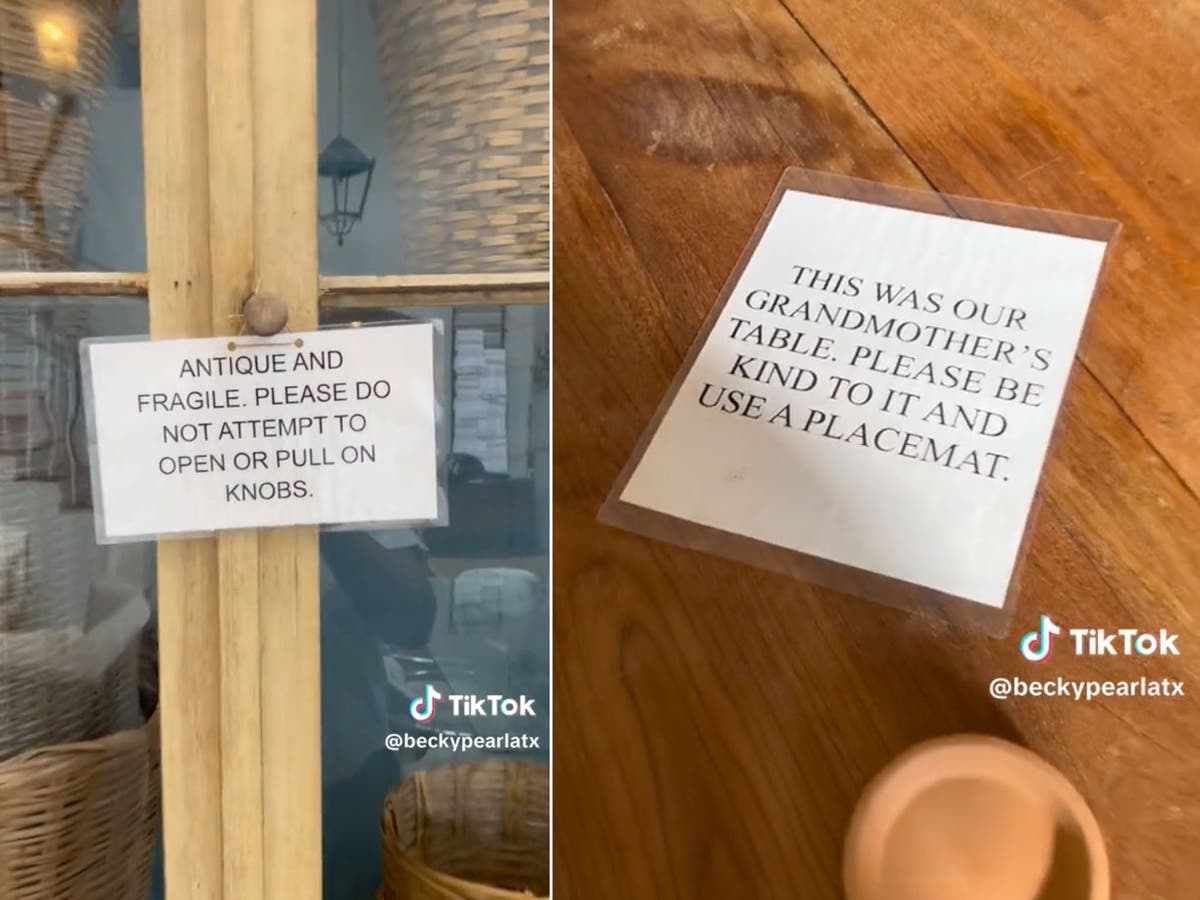 Airbnb hosts ridiculed for displaying rules across ‘every room and every surface’