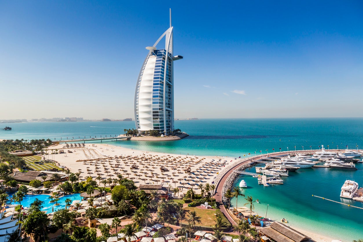 The Burj Al Arab is one of the symbols of Dubai