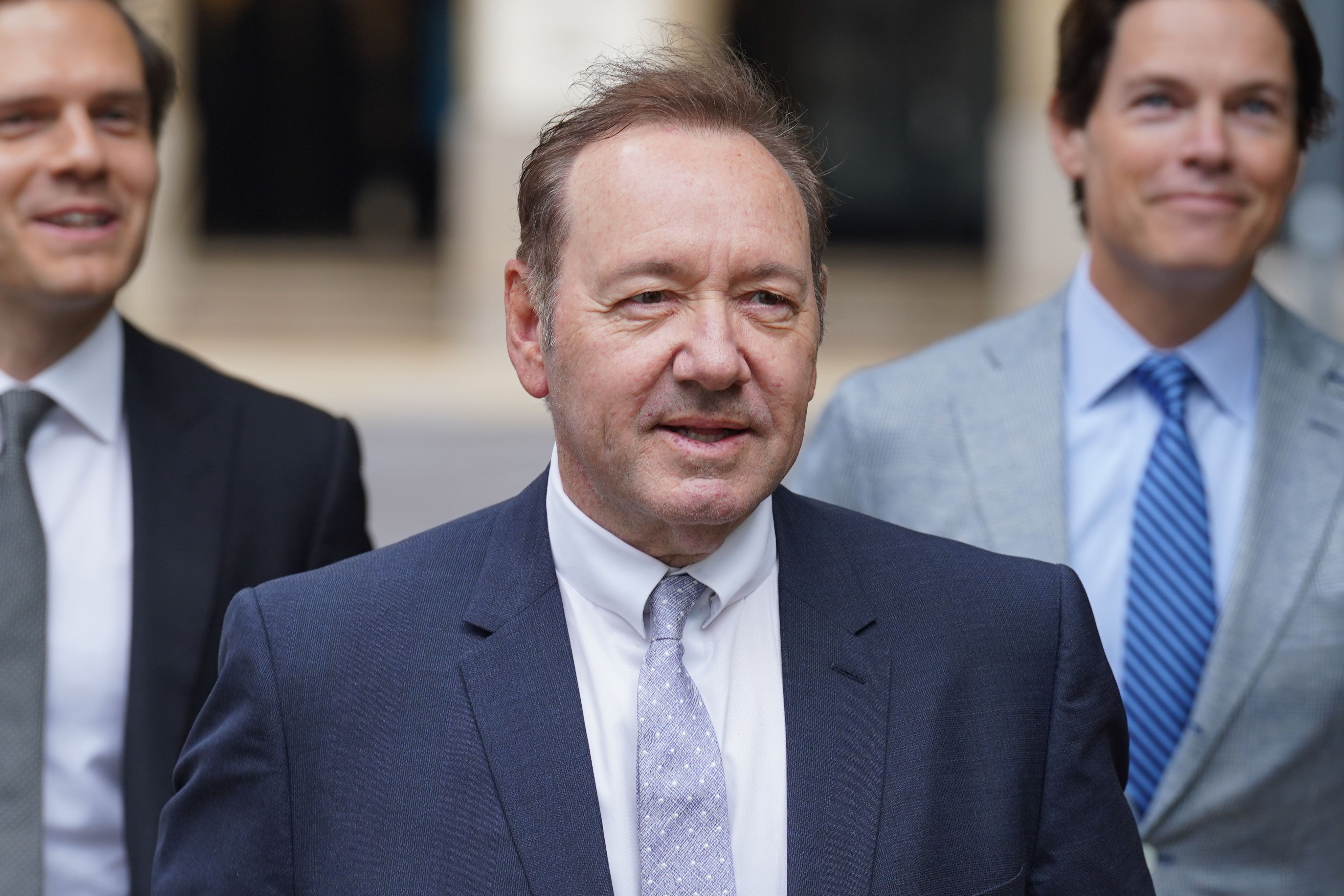 <p>Actor Kevin Spacey arrives at Southwark Crown Court on Tuesday </p>