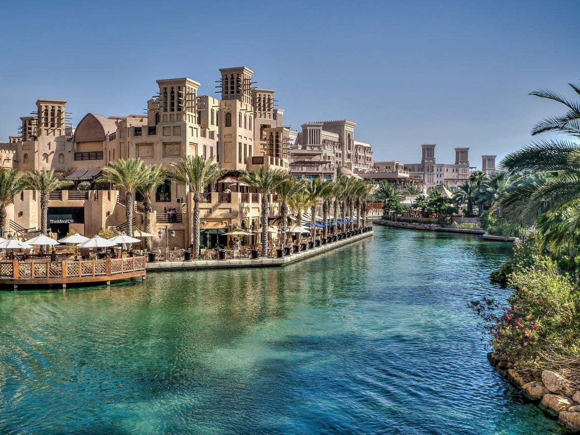The Souk Madinat Jumeirah is built in the style of an old district