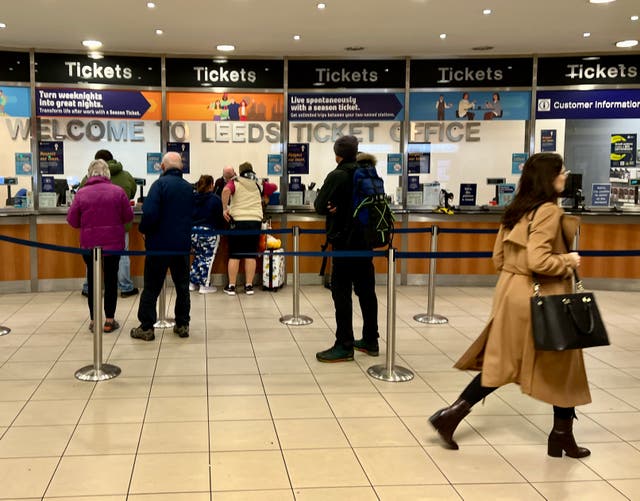 <p>Ticket to ride? Some booking offices at busier stations, such as Leeds, may remain open</p>