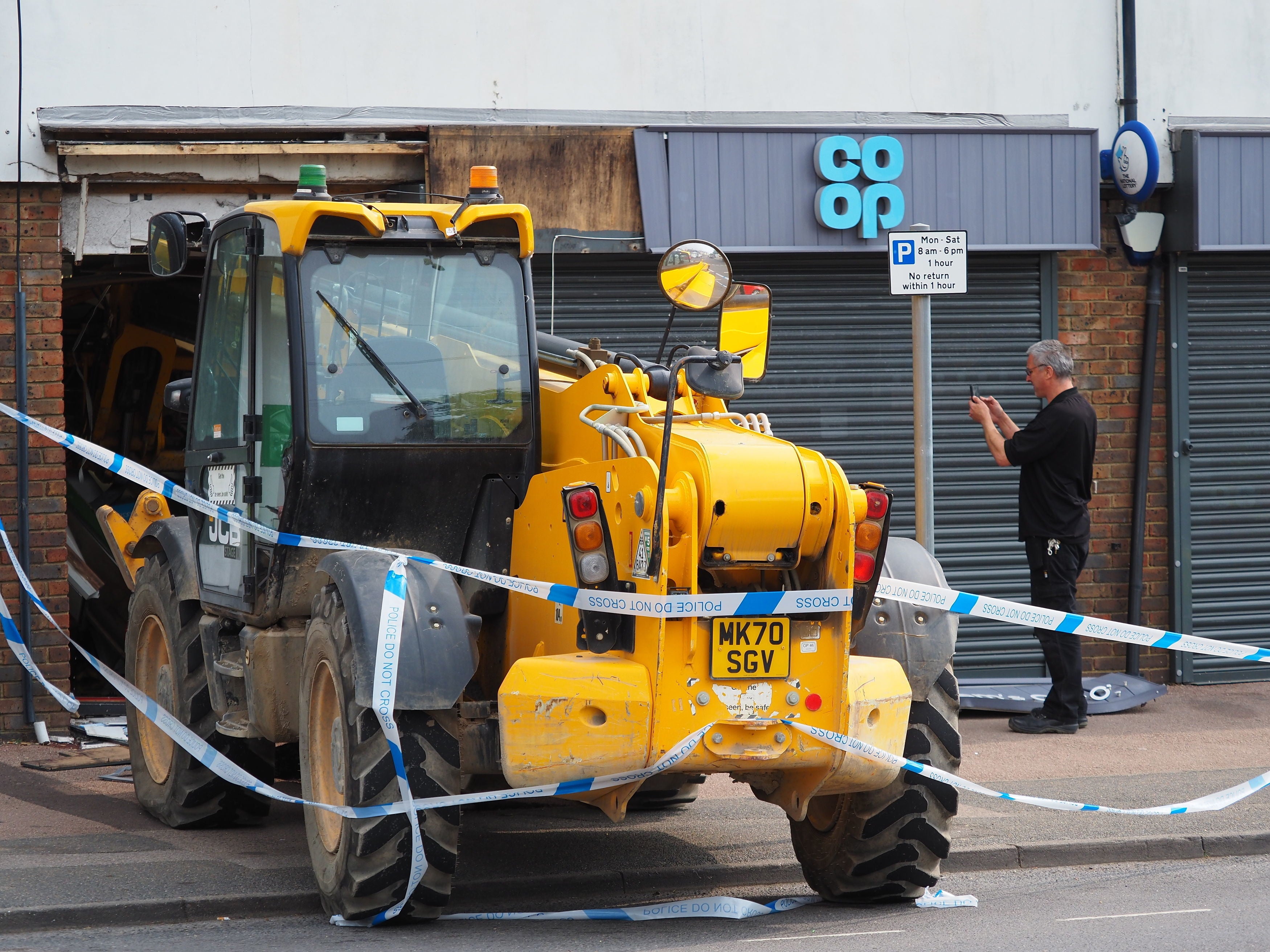 Co-op on Barnham Road saw cash machine targeted