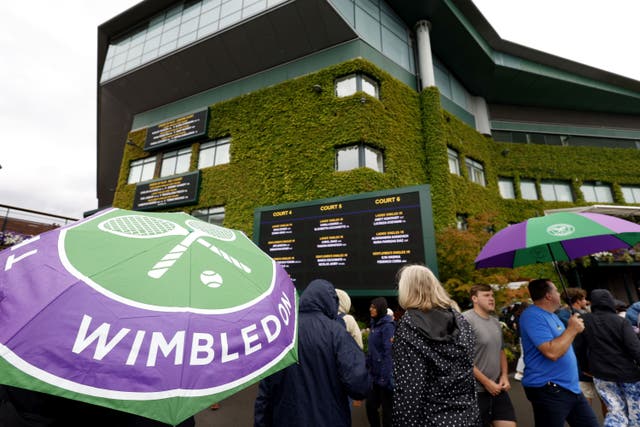 Wimbledon organisers have said there is a high risk of protest (Steven Paston/PA)