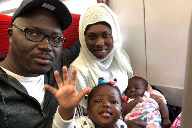 Aboubacarr Drammeh planned to move to America with Fatoumatta Hydara and their daughters, Fatimah and Naeemah Drammeh (Nottinghamshire Police/PA)