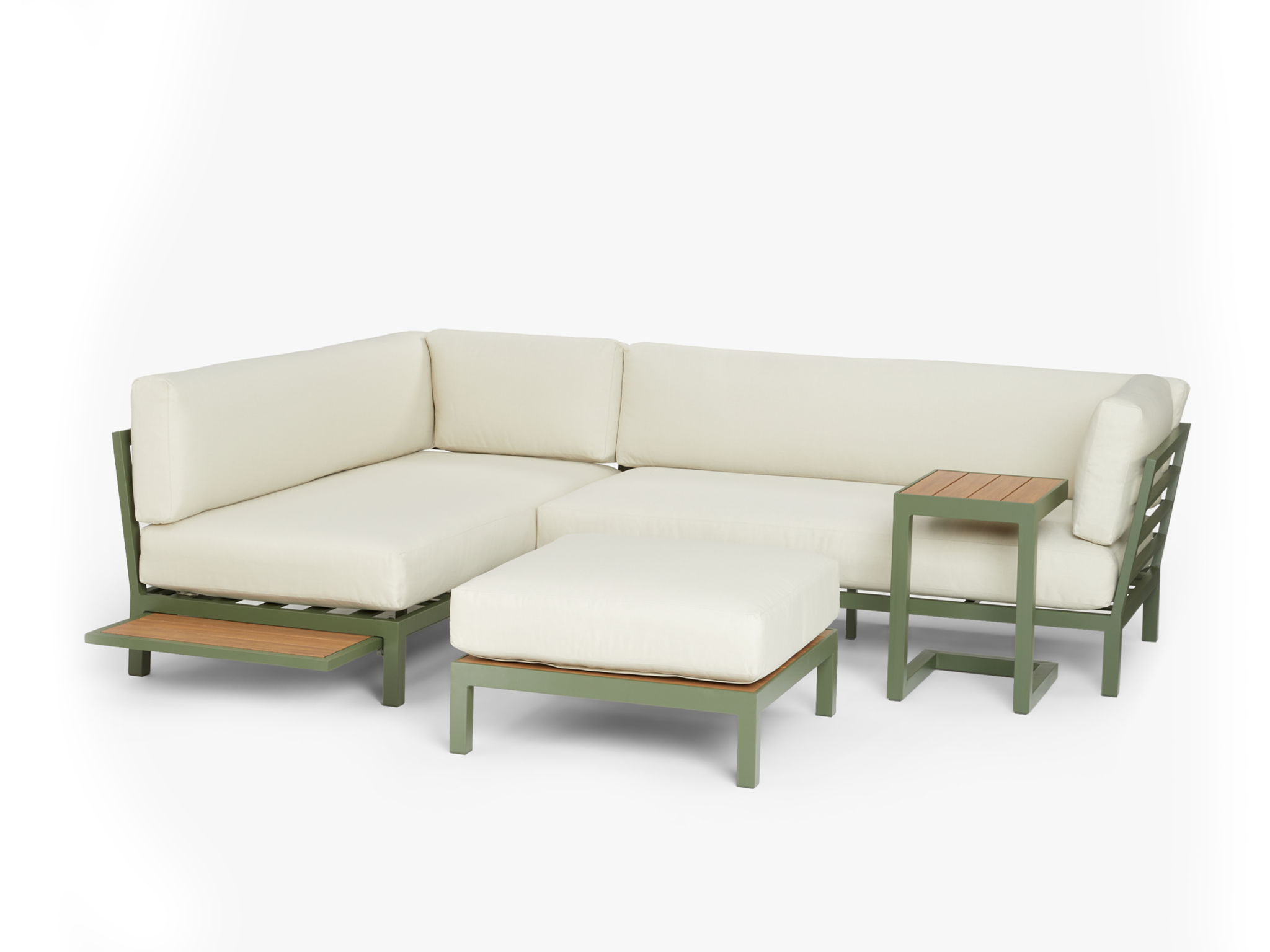 John Lewis & Partners platform 4-seater modular garden lounging set