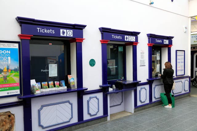 The Rail Delivery Group is poised to unveil proposals to shut ticket offices at hundreds of stations (Alamy/PA)