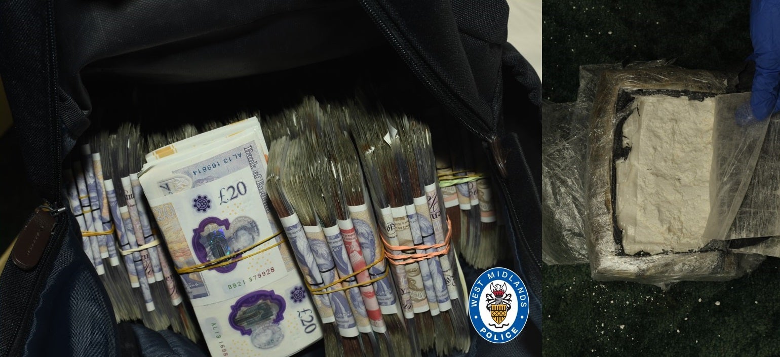 Police found a “large quantity of cash” at the property where Dylon Salhan and Dari were arrested