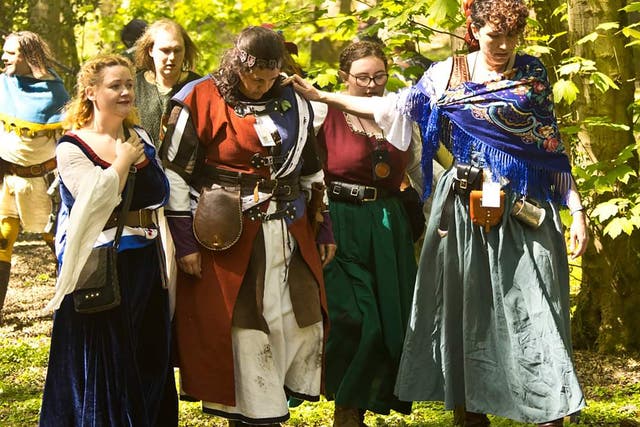 <p>There are hundreds of different larp games being played in the UK right now, all involving hundreds of people interacting as their characters and exploring their own unique skills and backstories</p>
