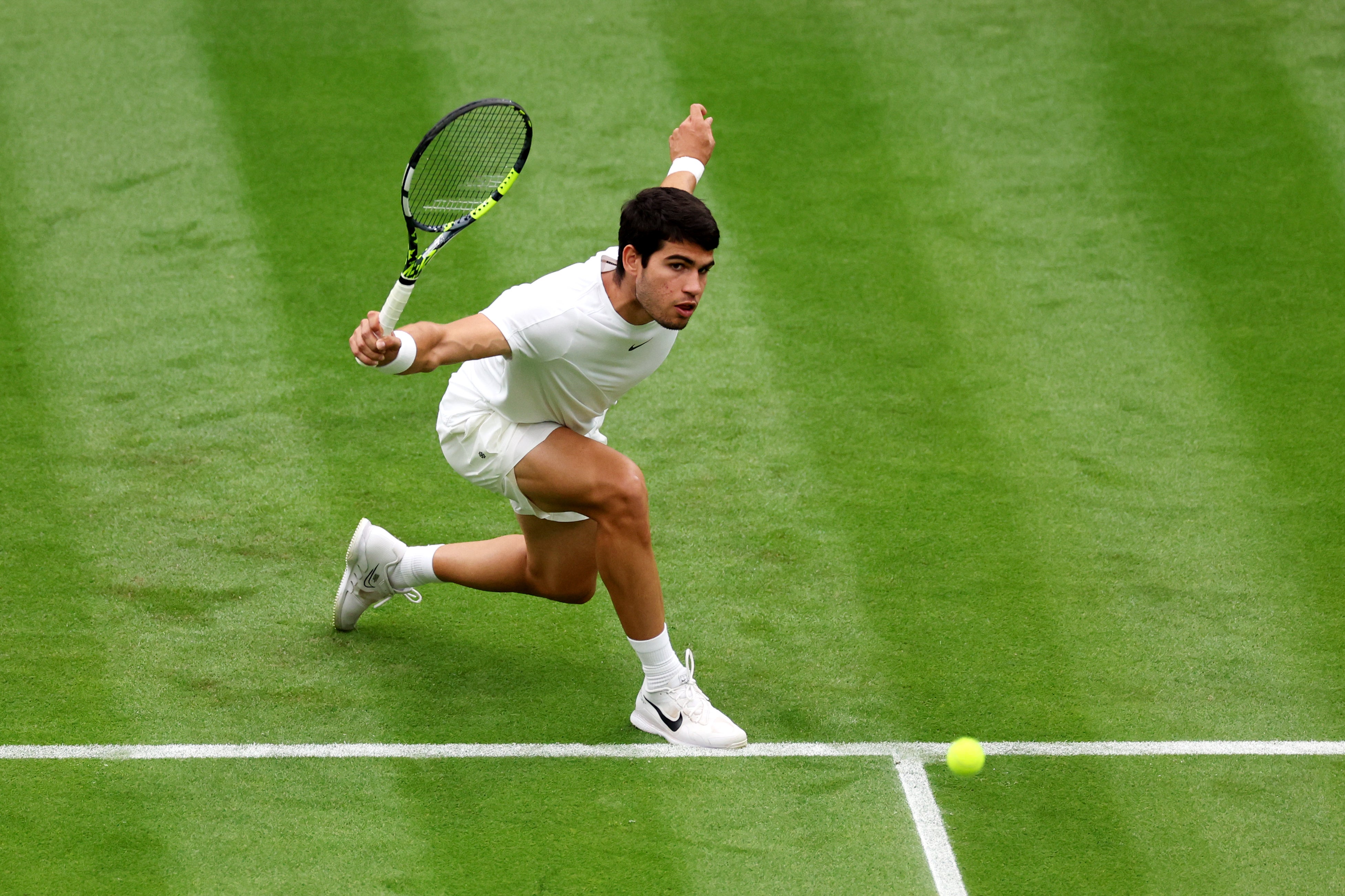 Carlos Alcaraz impressed during his straight-sets win against Jeremy Chardy