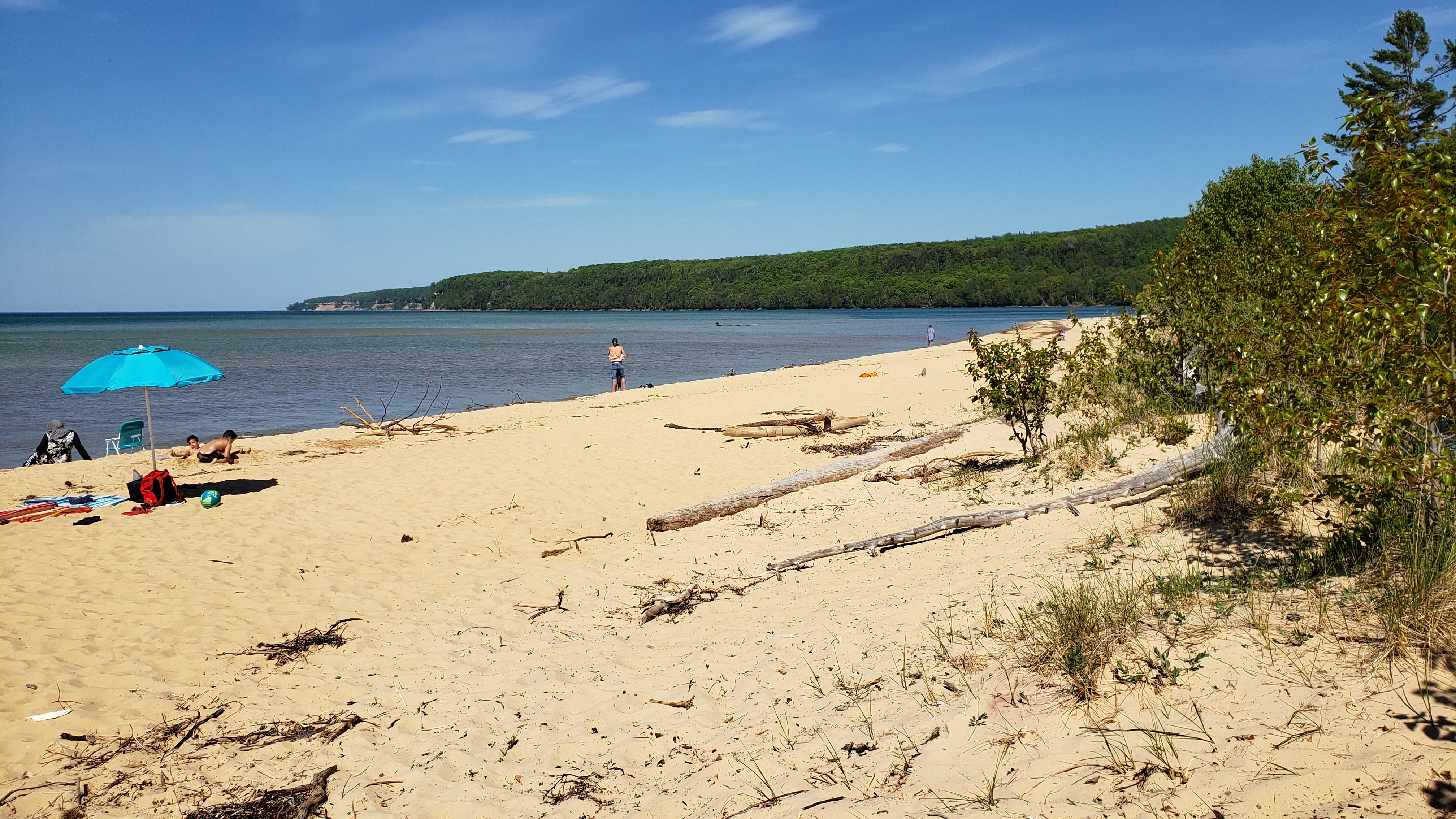 One of many secluded beaches in Michigan's Upper Peninsula