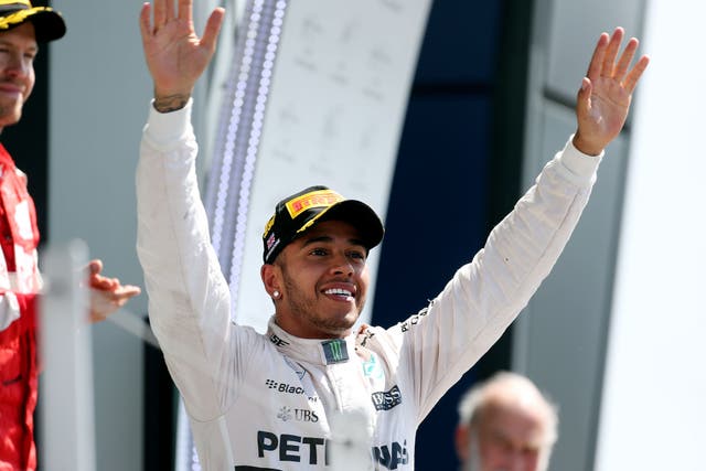 Lewis Hamilton won the British Grand Prix at Silverstone in 2015 (David Davies/PA)