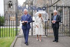 Watch live: King Charles and Queen Camilla are crowned for second time in Scotland