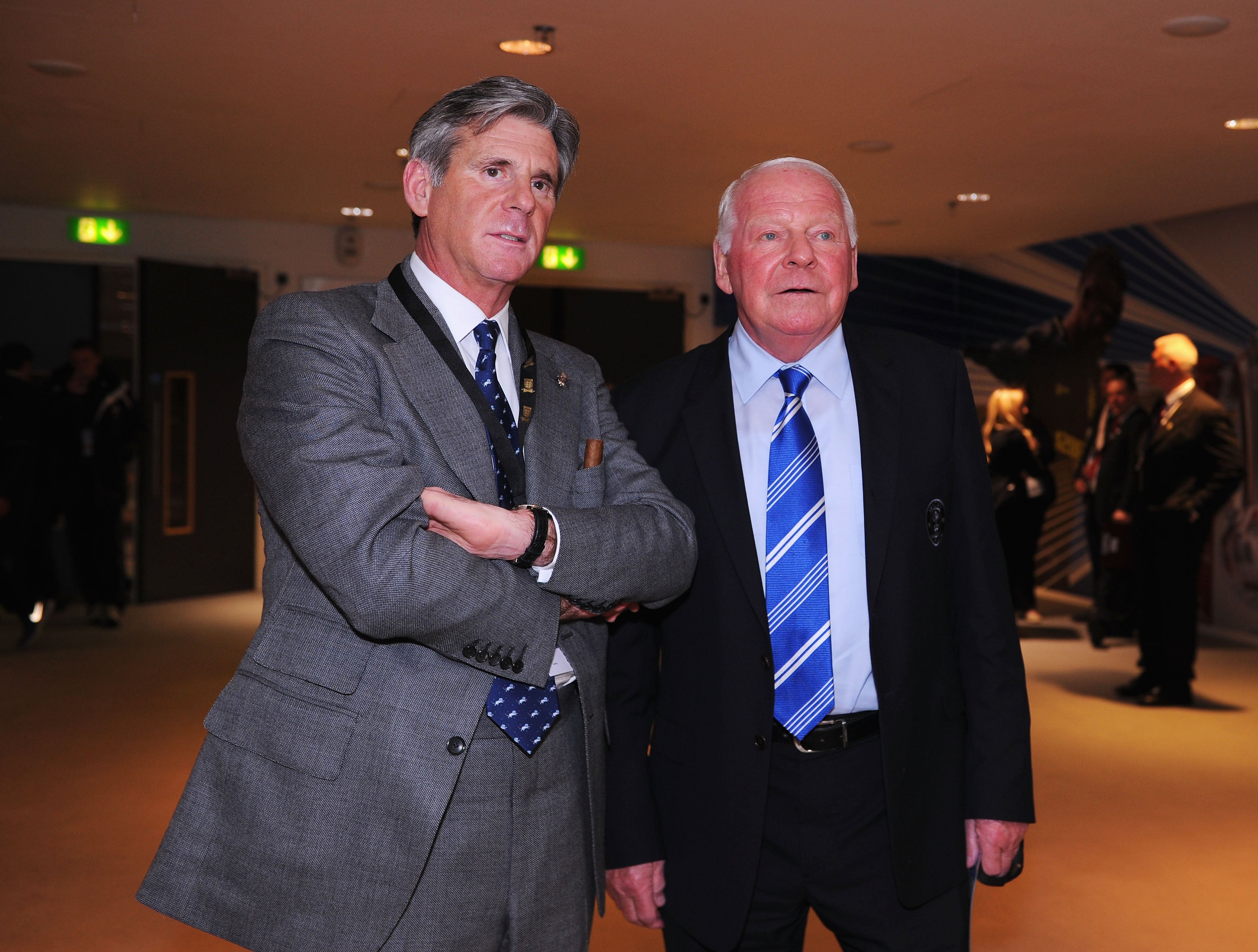 John Berylson (seen here with former Wigan chairman Dave Whelan) first got involved with Millwall in 2006