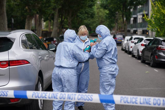 A suspect has been charged with murder of the fatal stabbings of a 15-year-old boy and a 23-year-old man in north London (Lucy North/PA)