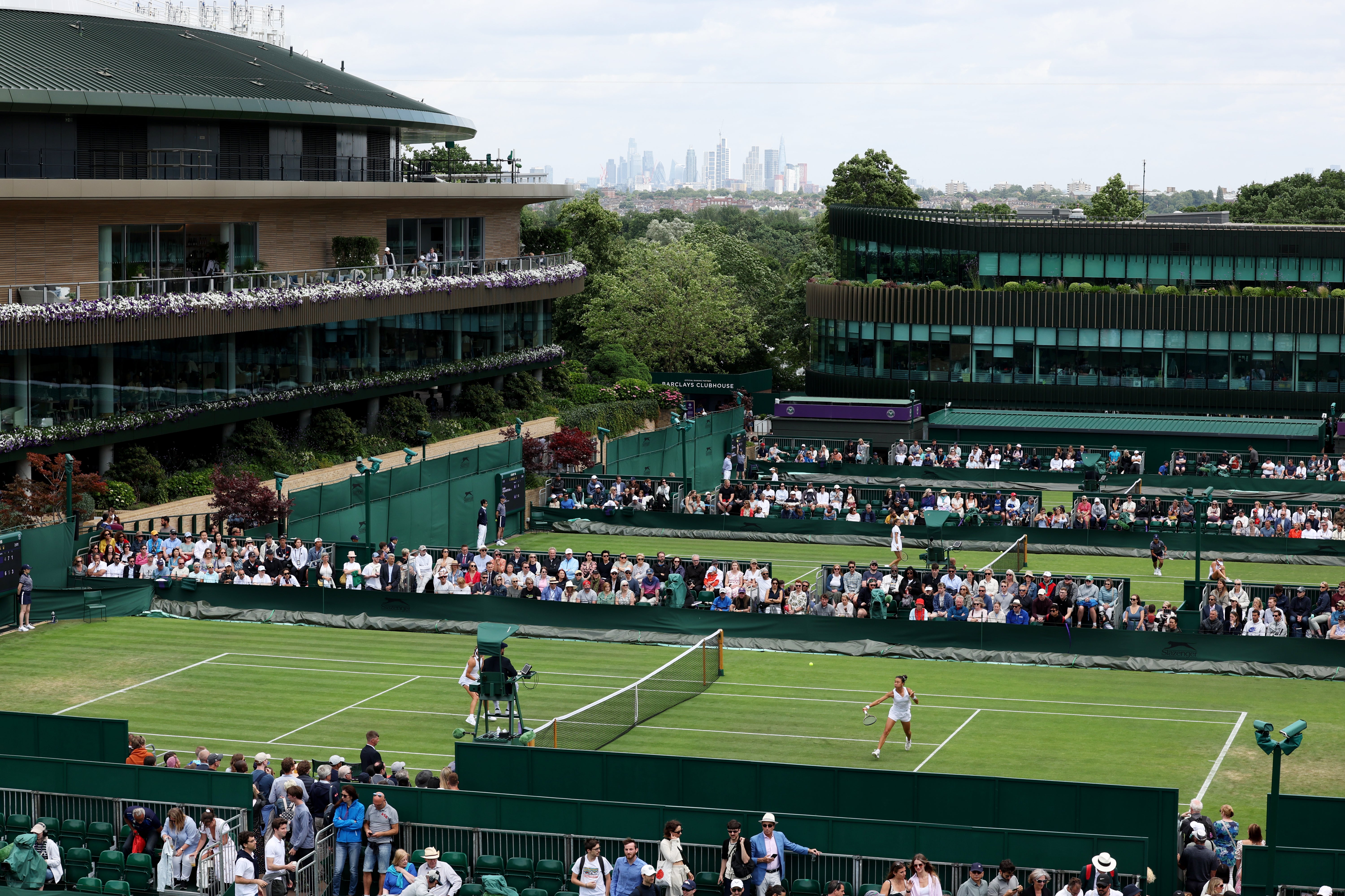 The opening days of Wimbledon have seen its biggest crowds since 2015