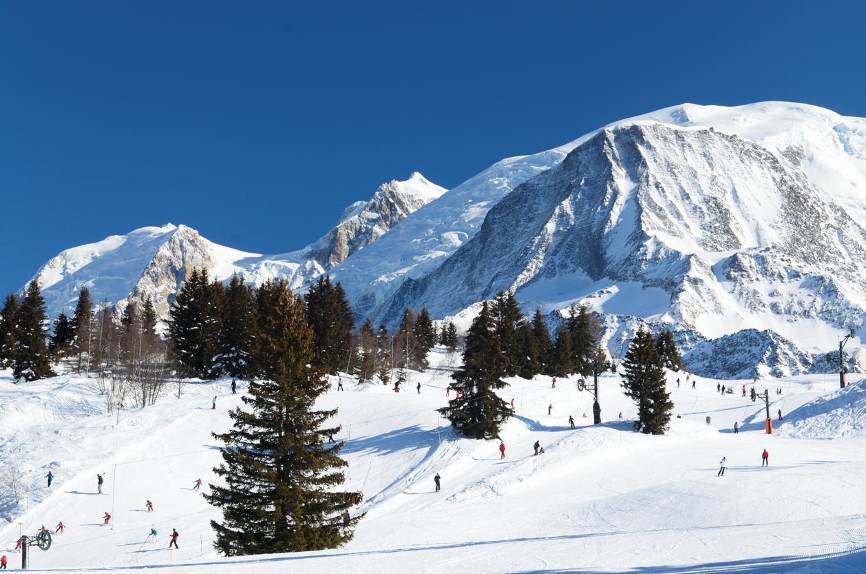 Chamonix is one of the most famous ski resorts in the Alps