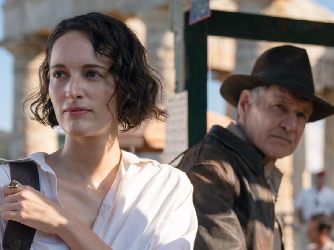 Phoebe Waller-Bridge and Harrison Ford in ‘Indiana Jones and the Dial of Destiny’
