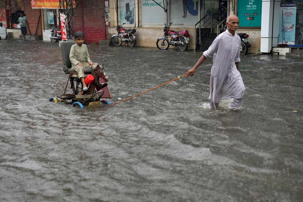 2 weeks of monsoon rains in Pakistan have killed at least 55, including 8 children