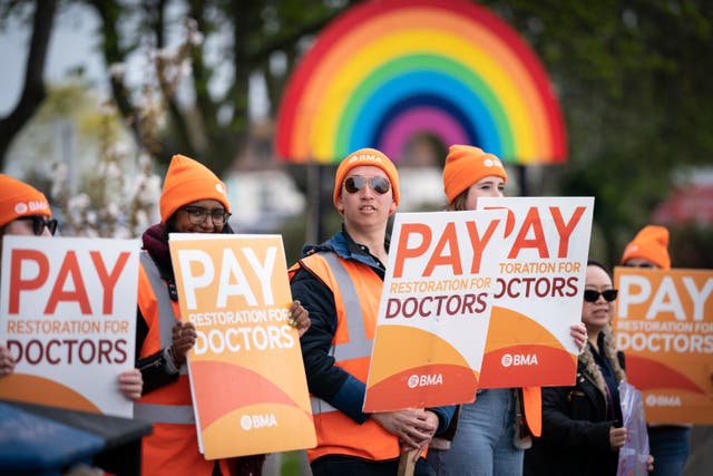 NHS leaders have implored doctors and the Government to find a solution to the dispute over pay (Stefan Rousseau/PA)