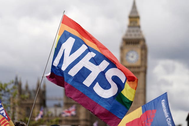 Just over half of GB adults surveyed are satisfied with the healthcare system in the UK, according to new research by the Office for National Statistics (Jordan Pettitt/PA)