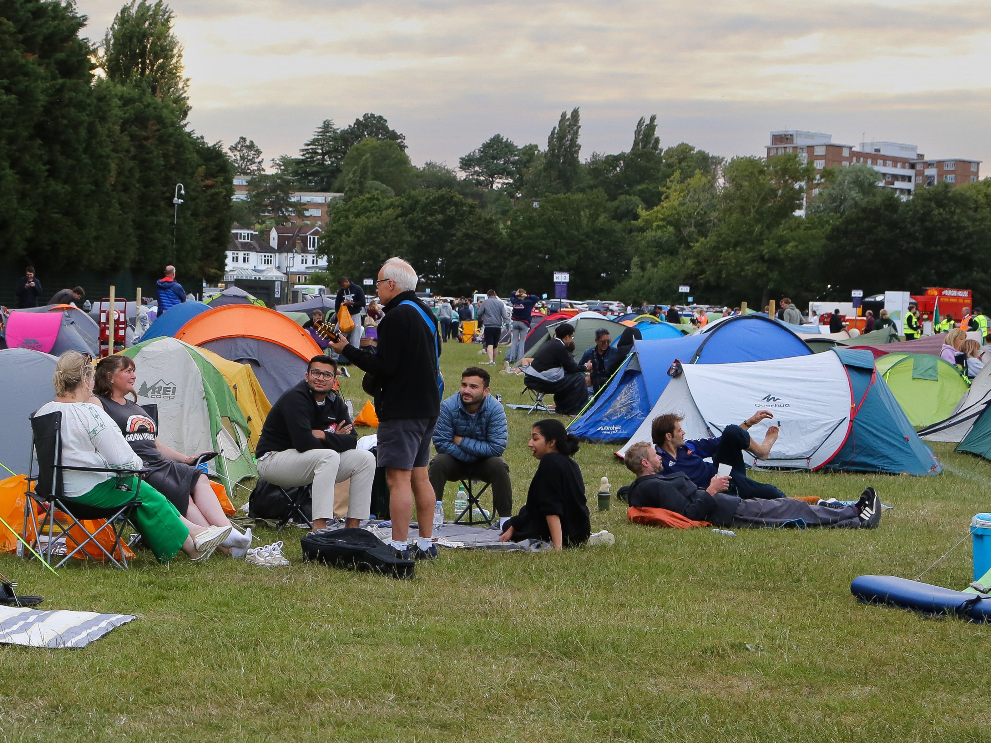 Fans in the queue for Wimbledon 2023