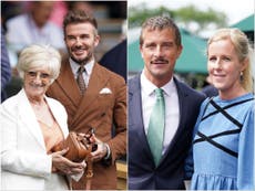 Who is in the Royal Box on the third day of Wimbledon?