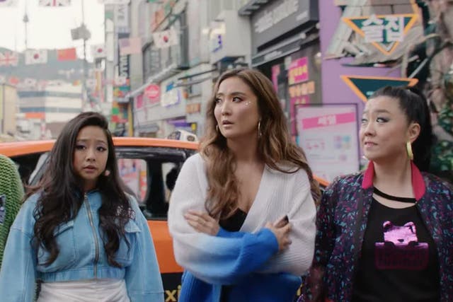 <p>Sabrina Wu, Stephanie Hsu, Ashley Park and Sherry Cola in ‘Joy Ride’</p>